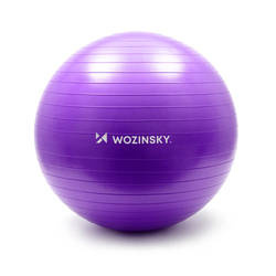 Wozinsky Gymnastic ball 65cm purple