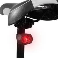Wozinsky rear bicycle lamp light micro USB charged black (WRBLB1)