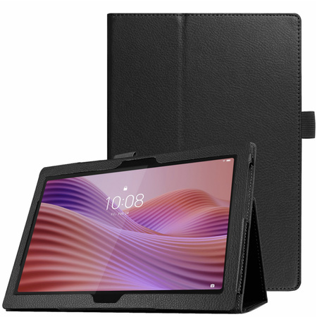 Puzdro Slim s klapkou na Lenovo Tab M10 10.1 2022 3 Gen / 3rd Gen, čierne - ochranné so stojanom