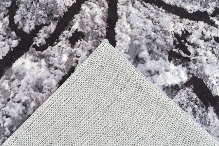 NOVO Strado modern tree trunk carpet for living room delicate grey velvet pattern Grey Trunk 120x160 cm