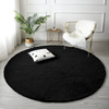 Rabbit Strado 150x150 Black round rug (Black)