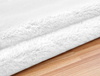Rabbit Strado 120x120 White round rug (White)