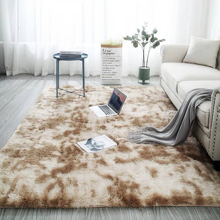 Ombre Shaggy Strado Carpet 200x300 OmbreCamel (Beige)