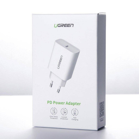 Ugreen USB Power Delivery 3.0 Quick Charge 4.0+ wall charger 20W 3A white (60450)