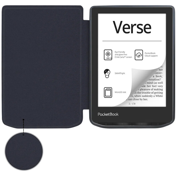 TPU Graphic Case for PocketBook Verse Pro 629 634 (Library girl)