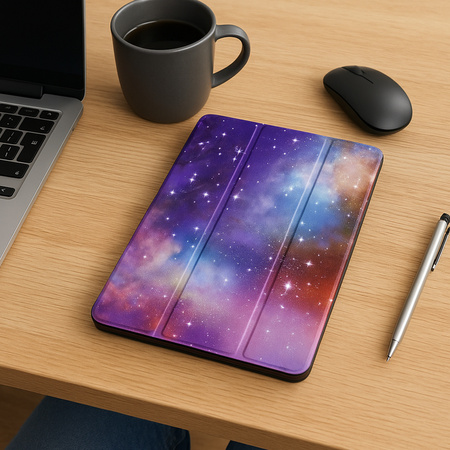 Etui Graficzne pokrowiec futerał z klapką do Galaxy Tab S6 Lite 10,4"