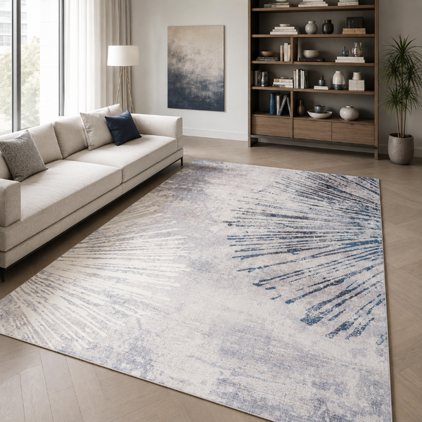 Dywan Novo 200x300 cm - Szary Błysk - miękki do salonu i sypialni
