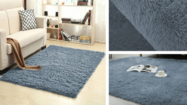 Shaggy Strado SilverFur 160x200 cm light grey carpet - soft fluffy carpet for living room and youth room