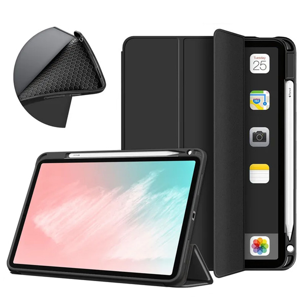 Apple iPad 10.9 10 GEN 2022 / iPad 11 A16 11GEN 2025 Smart Pencil Case - Black