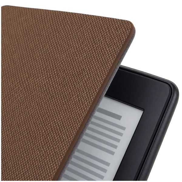 Puzdro Slim Case na Amazon Kindle Paperwhite 4, hnedé - ochranné so stojanom, prístup k portom a tlačidlám
