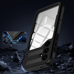 IP68 360+ strap waterproof case for Galaxy S24 (Black)