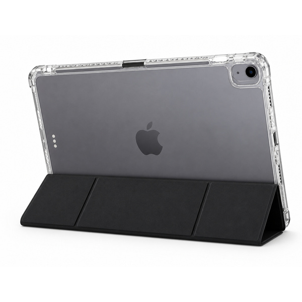 Etui Hard Crystal do Apple iPad Air 13 M4 M3 M2 2026/ 25/ 24 gen 8/ 7 z klapką - czarne