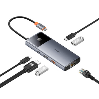 Adapter 5w1 Baseus Hub USB-C do HDMI4K+ 4xUSB-A