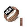 Leather band strap for Apple Watch 7 45mm (Black)