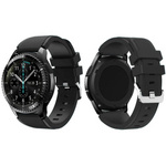 Pasek silikonowy do Samsung Galaxy Watch 4 40/4 Classic 42/46 mm (Czarny)