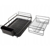Two-level dish drainer with tray