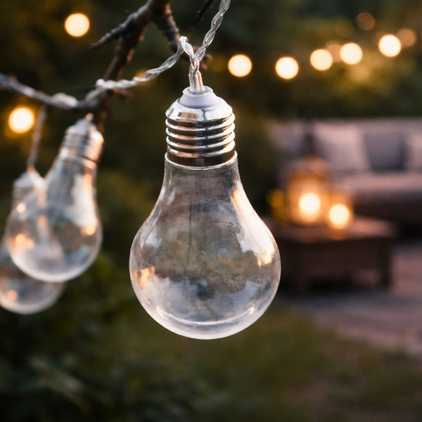 Lampki imprezowe na ogród 50LED WW