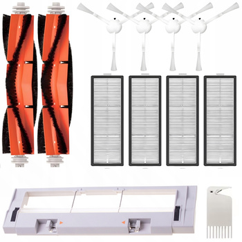 Puzdro Súprava kefy filtre obal na Xiaomi Mi Robot 1S 2S Roborock S5 Max S6 S4 / Xiaomi Mi Robot 1 / Roborock E3 - ochranné