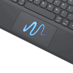 Bluetooth touchpad keyboard case for Samsung Galaxy Tab A9 8.7 CFX110 (Black)