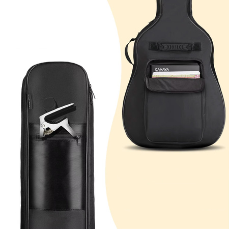 Waterproof 41 inch guitar case bag with suspenders and adjustable strap