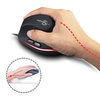 Pionowa myszka ergonomiczna wertykalna podświetlana LED USB Zelotes T20