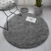 Shaggy Strado 300x300 GreyNight round carpet (Dark Gray)
