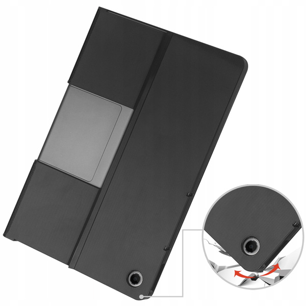 Smart magnetic case for Lenovo Tab Plus TB351FU (Black)