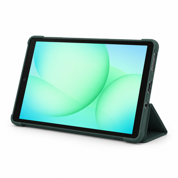 Etui Smart do Galaxy Tab A11 X135/X133 A9 SM-X115/SM-X110 z klapką - zielone