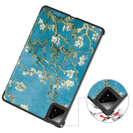 Puzdro grafické na Xiaomi Pad 7 / Pad 7 Pro 11.2 s klapkou / Xiaomi Pad 7 Pro - ochranné so stojanom