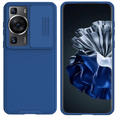 Puzdro Nillkin CamShield Pro na Huawei Honor Magic 5 Pro, modré - ochranné so stojanom