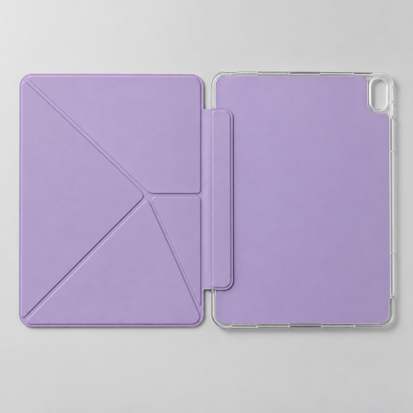 Etui Origami do Apple iPad Air 11 M4 M3 M2 2026/ 25/ 24 gen 8/7/6 z klapką - fioletowe