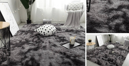 Ombre Shaggy Strado Carpet 200x260 OmbreGrey (Dark Gray)