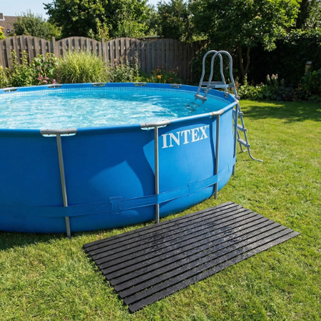 Mata łazienkowa antypoślizgowa do łazienki do wanny pod prysznic 43x61cm (Czarna)