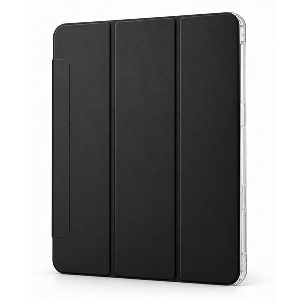 Etui Hard Crystal do Apple iPad Air 13 M4 M3 M2 2026/ 25/ 24 gen 8/ 7 z klapką - czarne