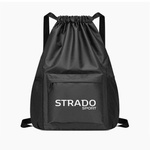 Wodoodporny plecak sportowy torba Strado 37x48x19 cm (Czarny)