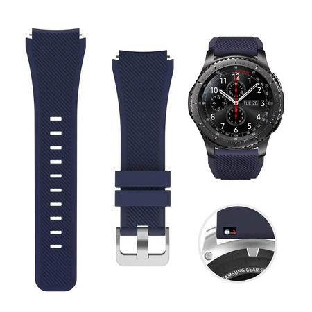 Pasek silikonowy do Huawei Watch GT 3 42 - Navy