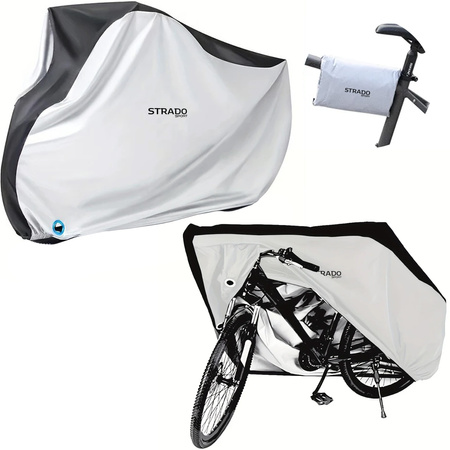 Veľký Obal na bicykel Vodeodolný Motorka Skúter 110x200x70cm XXL Sťahovák, biely