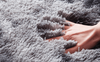 Shaggy Ombre Strado Round Carpet 90x90 OmbreSilver (Light Gray)