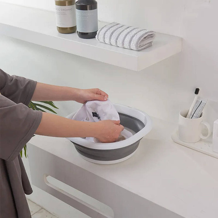 Silicone bowl collapsible universal container - L 36x26x14,8 cm