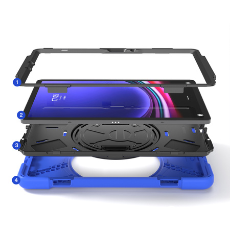 Etui Shockproof Galaxy Tab S9 FE/S9/S10 FE-Blue