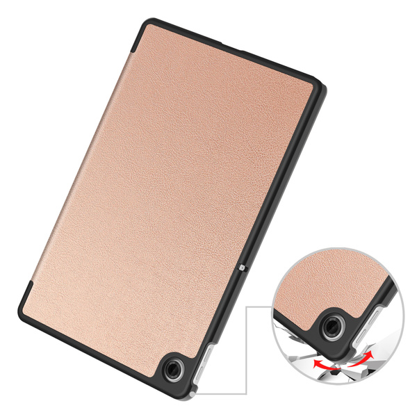 Puzdro Smart na Lenovo Tab 10.1 2025 s klapkou / Lenovo Tab, ružové - ochranné so stojanom