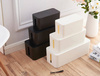 Cable and strip organizer box size L (Black)