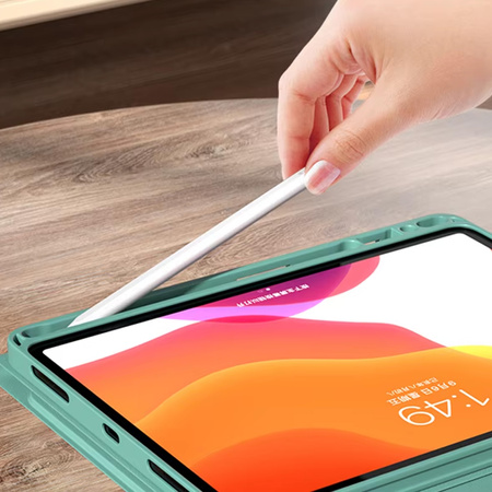 Puzdro s klávesnicou na Xiaomi Pad 7 / Pad 7 Pro 11.2 na stylus / Xiaomi Pad 7 Pro, zelené - ochranné so stojanom