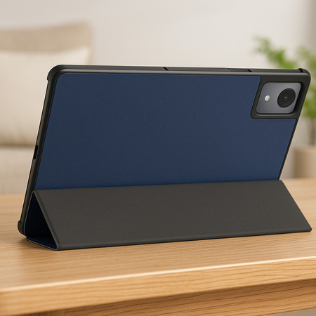 Puzdro Smart s klapkou na Lenovo Tab K11 Plus 11.45 / Lenovo K11 Plus, tmavomodré - ochranné so stojanom
