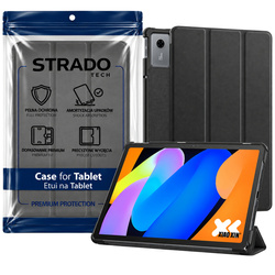 Puzdro Smart na Lenovo Idea Tab 11 2025 s klapkou, čierne - ochranné so stojanom