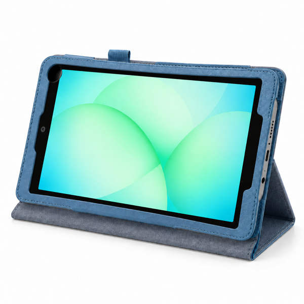 Etui Slim z klapką do Galaxy Tab A11 X135/ X133 A9 SM-X115/ X110 - niebieskie