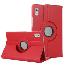 Etui OBROTOWE składane podstawka do Lenovo Tab M9 9" 2023 TB310XU TB310FU, czerwone