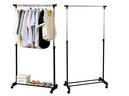 Clothes hanger on wheels, stand, wardrobe