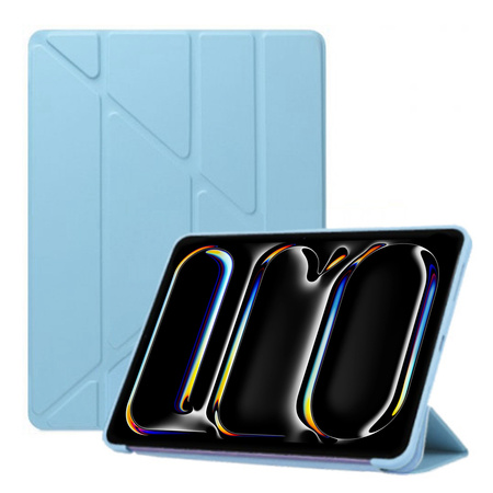 Puzdro Trifold Case obal na iPad Pro 13 Gen 5 A2925 A2926 A3007 / Gen. 5 A2925, modré - ochranné