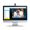 WebCam A860 black webcam with microphone 640x480 USB clip mount